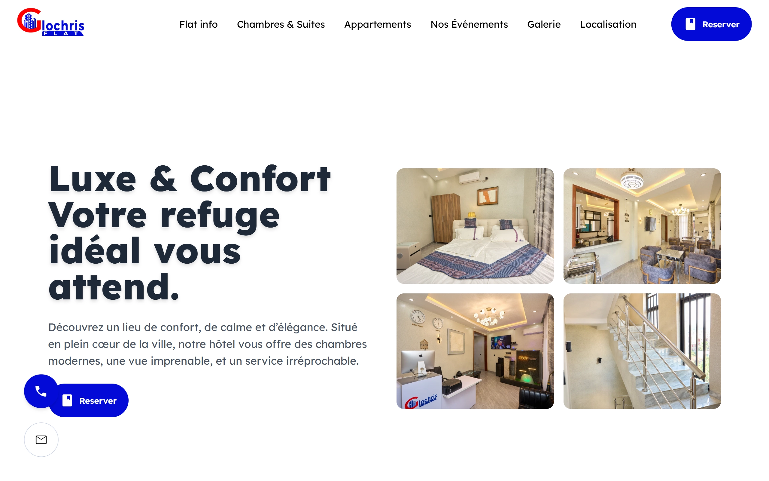 Glochris Flat — Sites internet